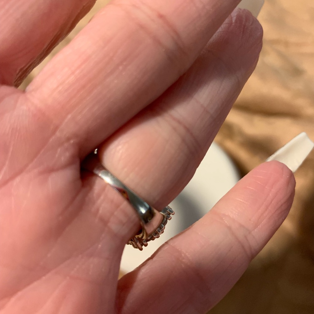 CZ Cocktail Ring - Picture 4 of 5